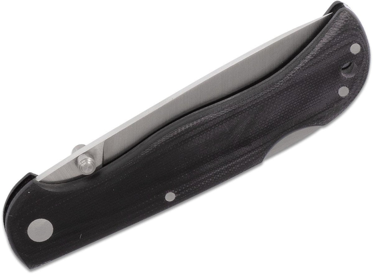 Fox Knives Brand Italy model 500 zwart opvouwbaar zakmes RVS