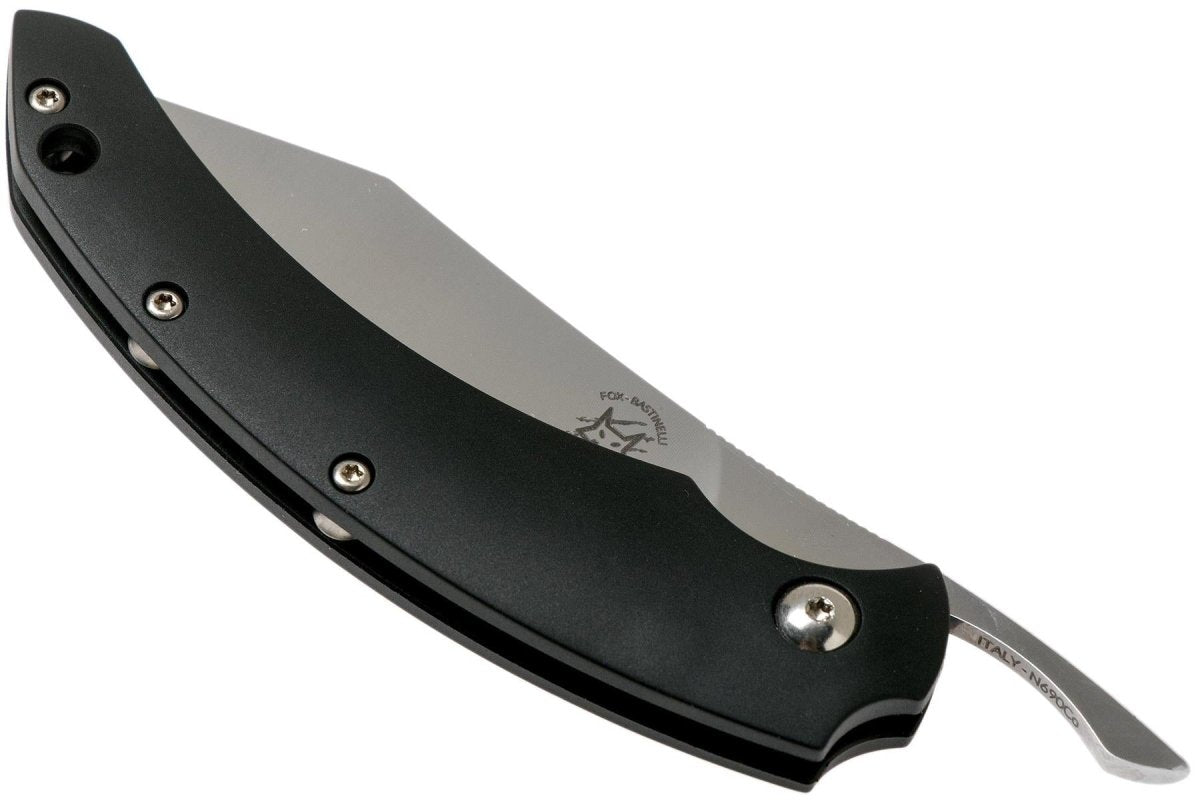 Fox Knives Brand Italy SLIM DRAGOTAC Zakmes roestvrij staal Zwart