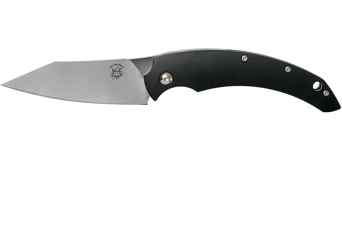 Fox Knives Brand Italy SLIM DRAGOTAC Zakmes roestvrij staal Zwart