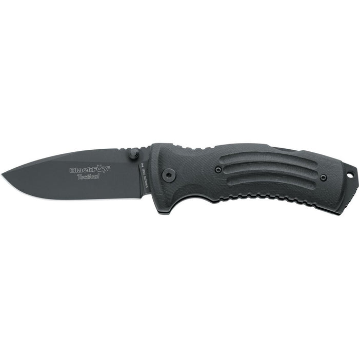 Fox Knives Merk KUMA zakmes titanium gecoat roestvrij staal 440 G10 handvat - GoMilitar