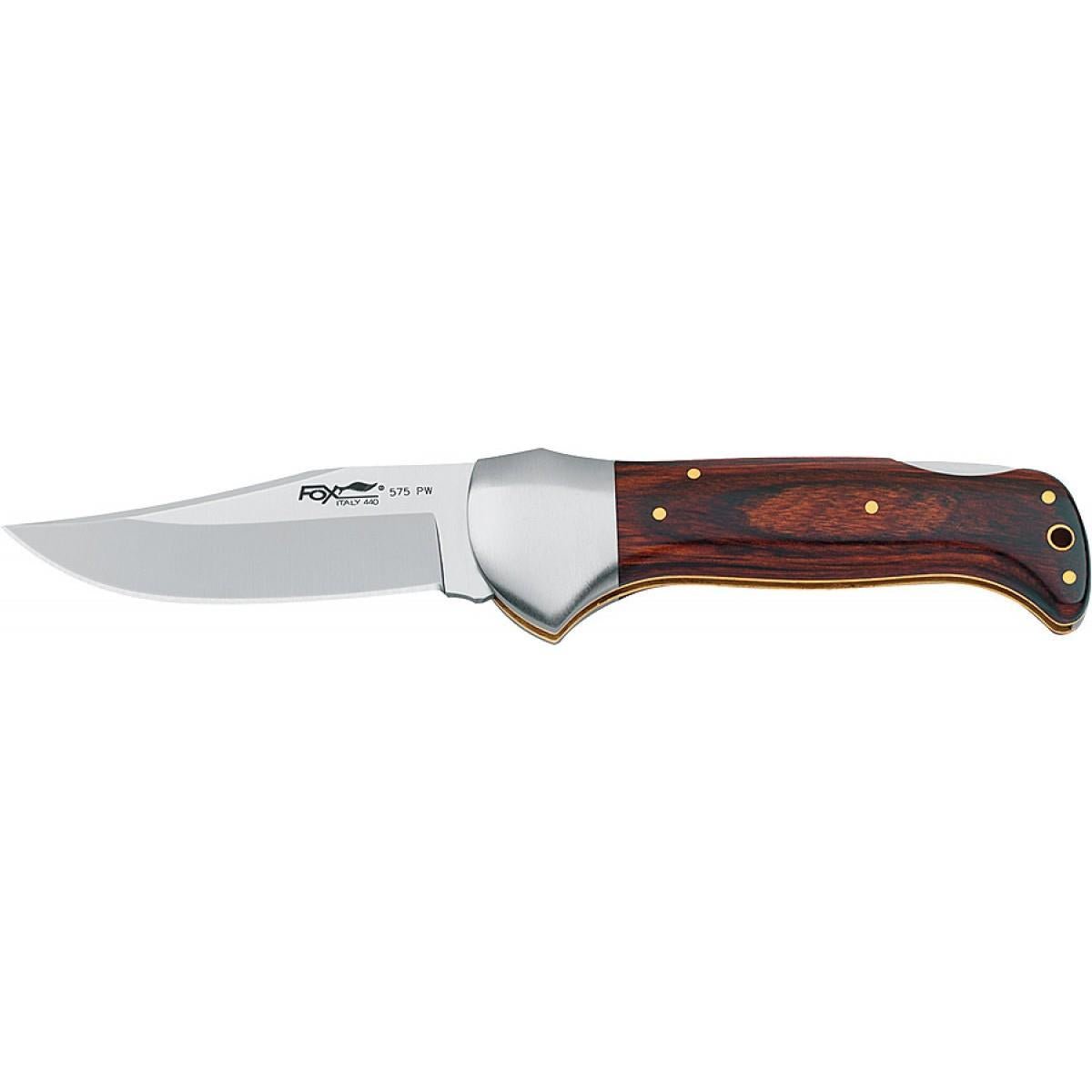 Fox Knives FOREST opvouwbaar zakmes jacht-kampeergereedschap pakkahouten handvat