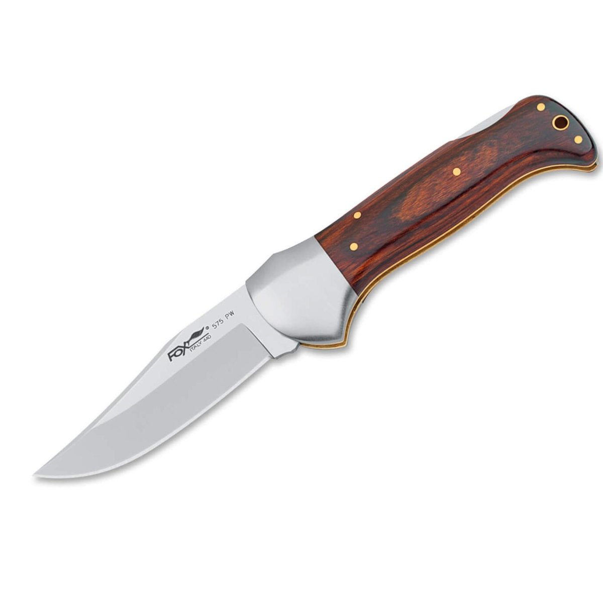 Fox Knives FOREST opvouwbaar zakmes jacht-kampeergereedschap pakkahouten handvat