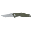 Fox Knives Fox Knives KRAVI SHAI Zakmes 440C Stone Washed G10 Groen 2,76