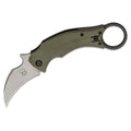 Fox Knives FX-591 ODSW zwarte vogel karambit zakmes opvouwbaar tactisch Hawkbill