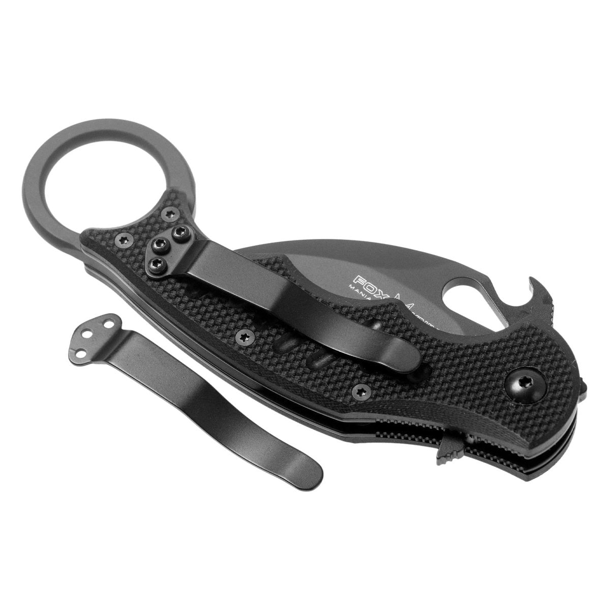 Fox Knives FX-599 FKMD mini karambitmes opvouwbaar Bohler N690Co stalen mes