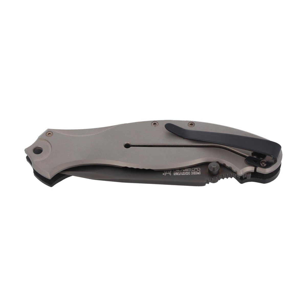 Fox Knives HAVOC zakmes titanium framelock zakmes G10 handvat zwart