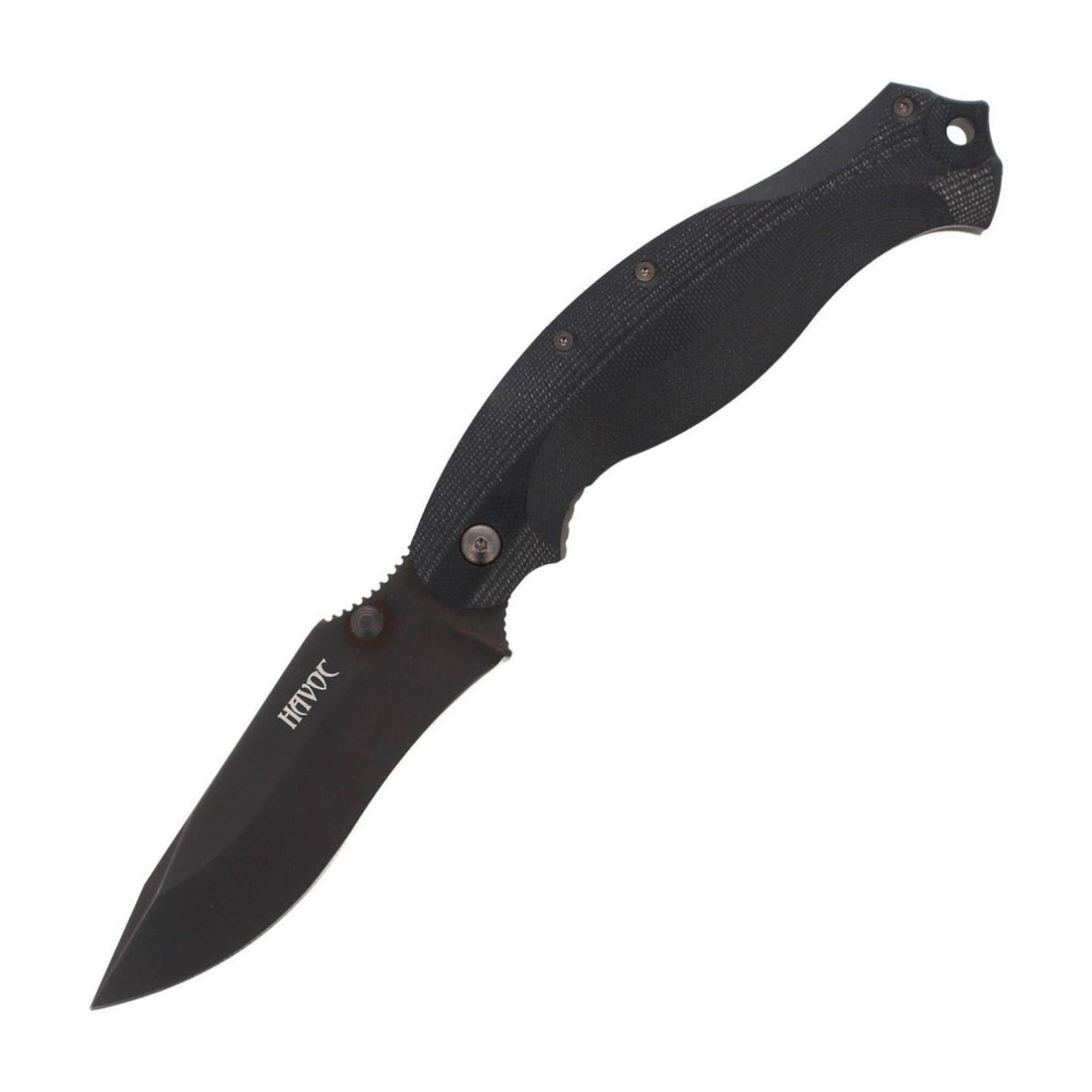 Fox Knives HAVOC zakmes titanium framelock zakmes G10 handvat zwart