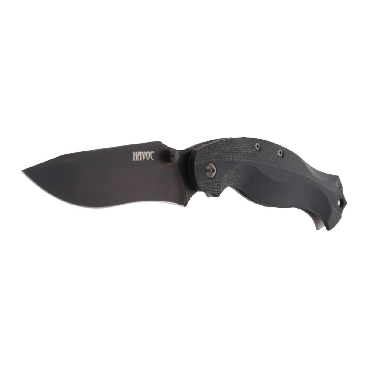 Fox Knives HAVOC zakmes titanium framelock zakmes G10 handvat zwart
