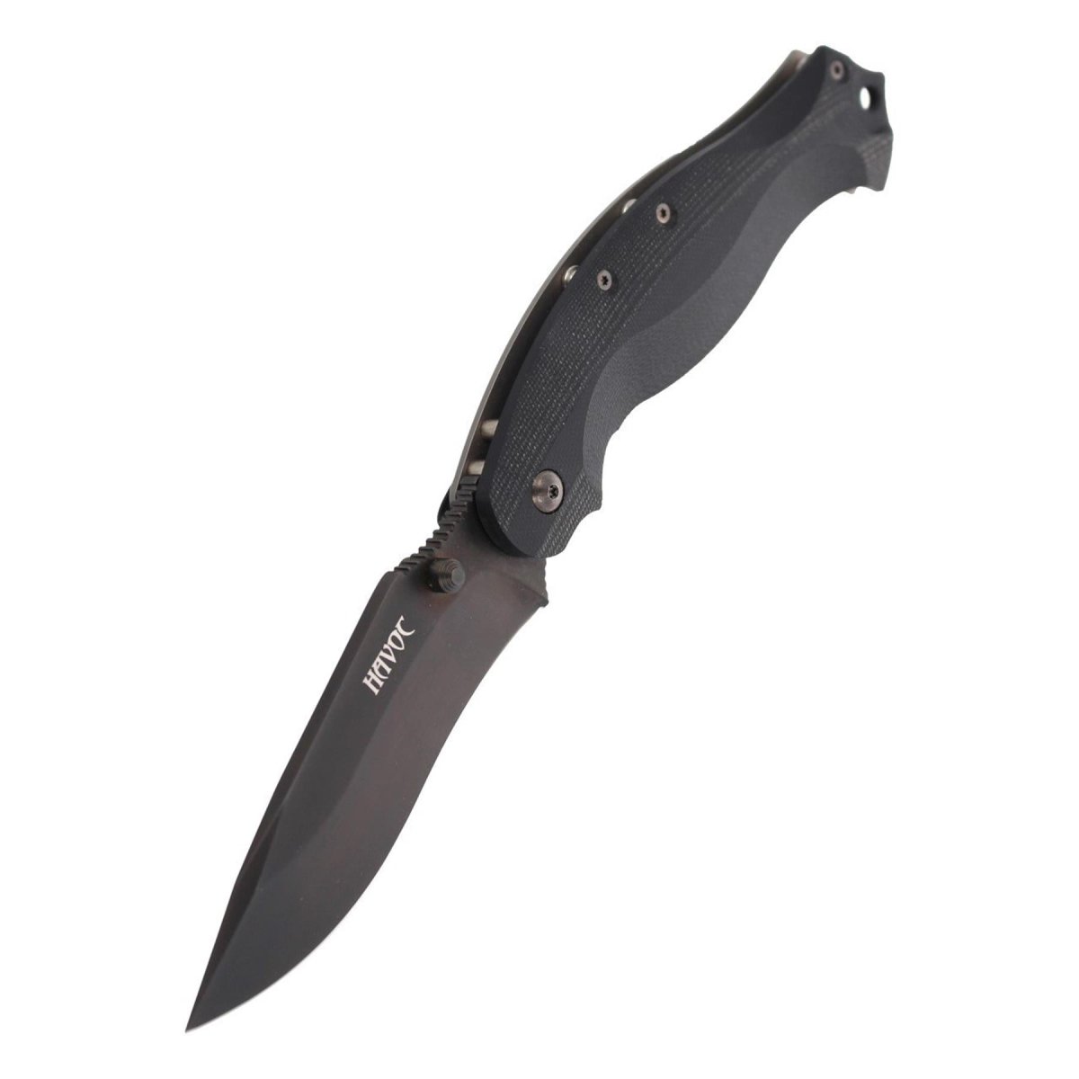Fox Knives HAVOC zakmes titanium framelock zakmes G10 handvat zwart