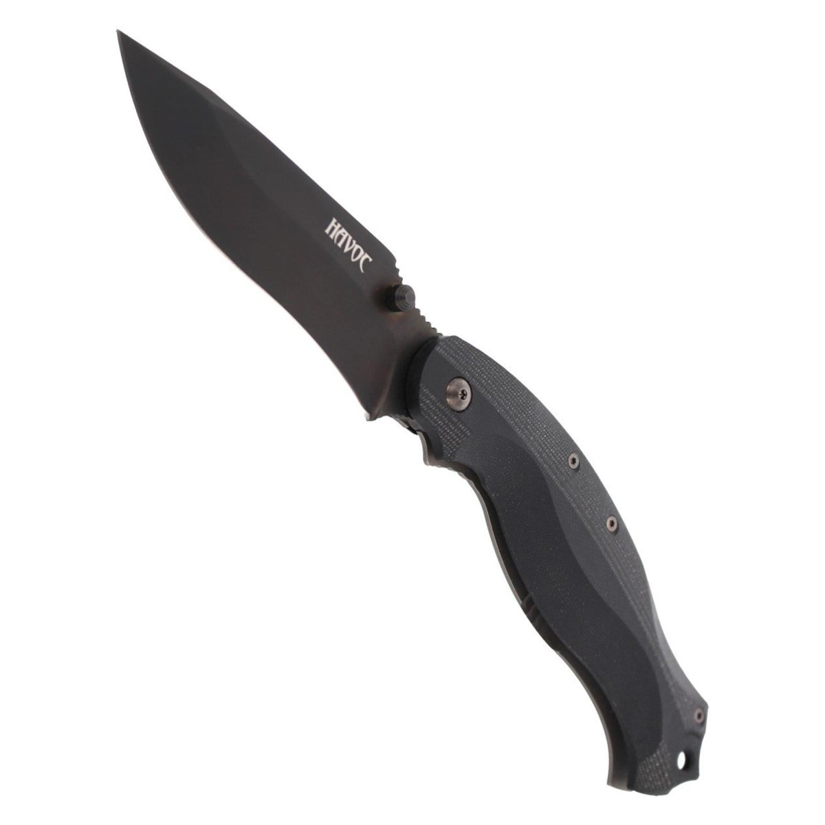 Fox Knives HAVOC zakmes titanium framelock zakmes G10 handvat zwart