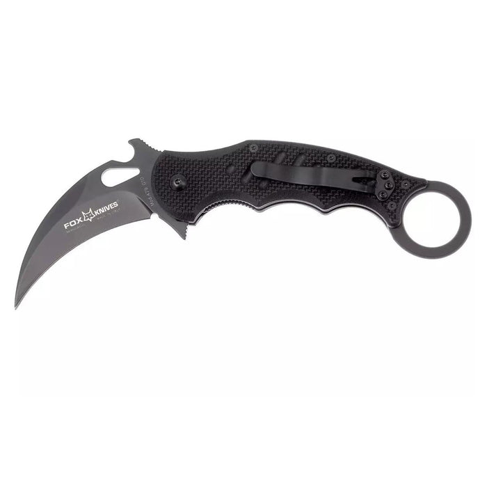 Fox Knives Karambit FX - 479 opvouwbaar minimes N690C staal zwart hydrogliderblad - GoMilitar