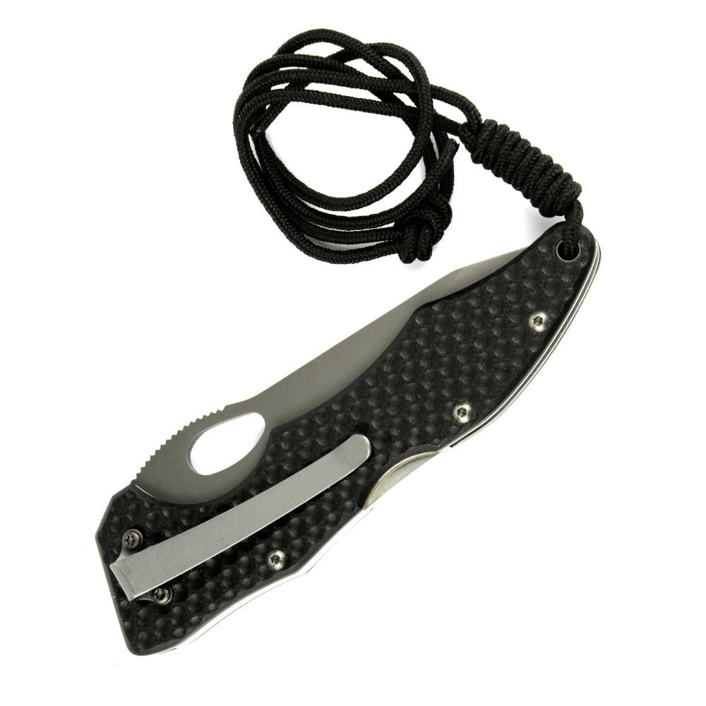 Fox Knives Tactical BF-105T opvouwbaar tactisch mes zwart titanium gecoat roestvrijstalen lemmet
