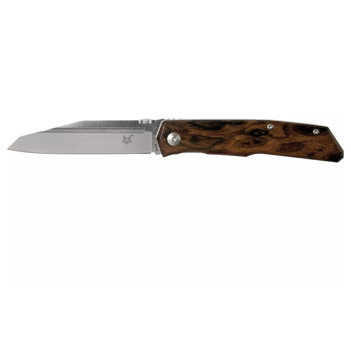 Fox Knives Terzuola Design herenzakmes satijn - gecoat ziricote handvat - GoMilitar