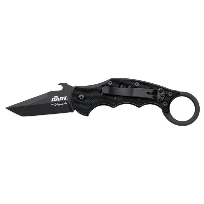 Fox Knives THE DART Tanto Zakmes RVS N690Co Zwart idroglider - GoMilitar