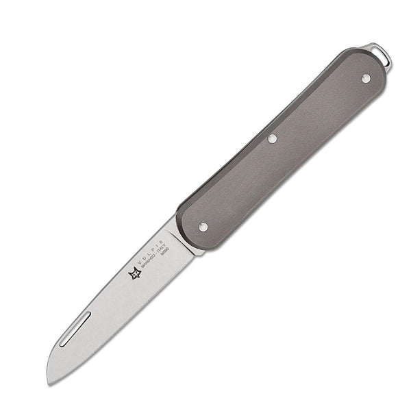 Fox Knives VULPIS Folding Pocket Knife Stainless Steel M390 Titanium Handle - GoMilitar