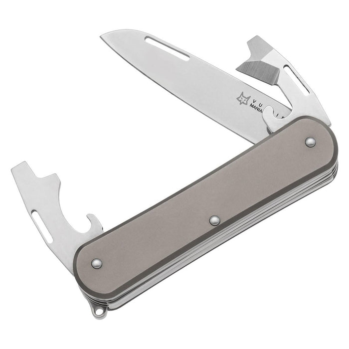 Fox Knives VULPIS FX-VP130-3 TI Multi Tool Pocket Knife Stainless Steel M390 - GoMilitar
