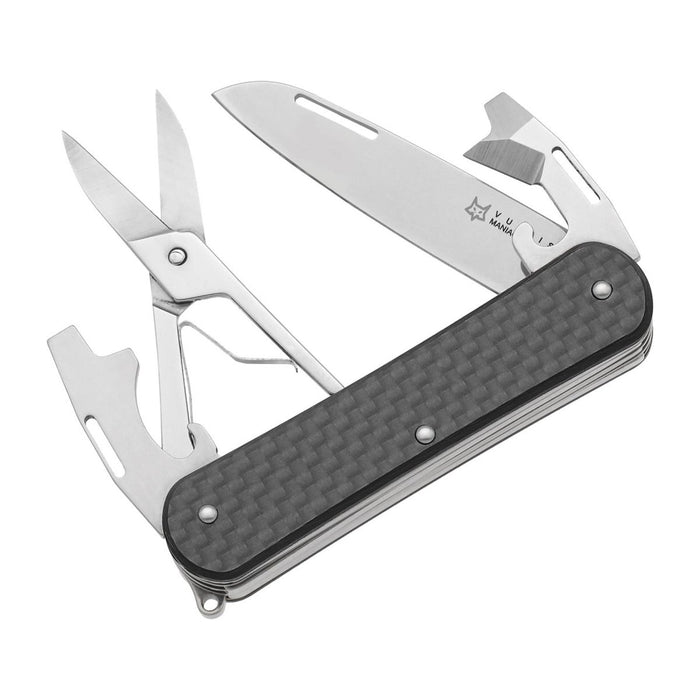 Fox Knives VULPIS FX-VP130-F4 CF Multitool Zakmes RVS M390 - GoMilitar