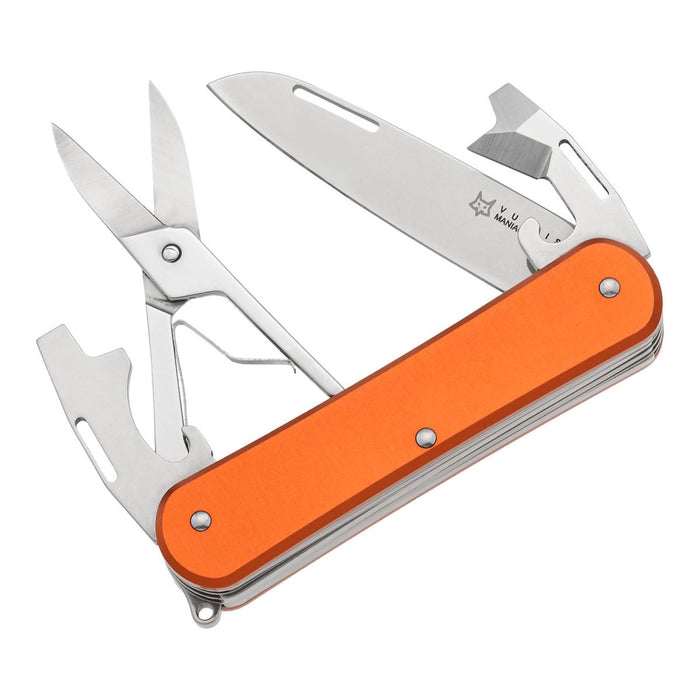 Fox Knives VULPIS FX-VP130-F4 OR Multitoolmes N690Co Staalblad Oranje - GoMilitar