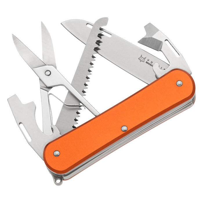 Fox Knives VULPIS FX-VP130-SF5 OR Multi Tool Knife N690Co Steel Blade Orange - GoMilitar