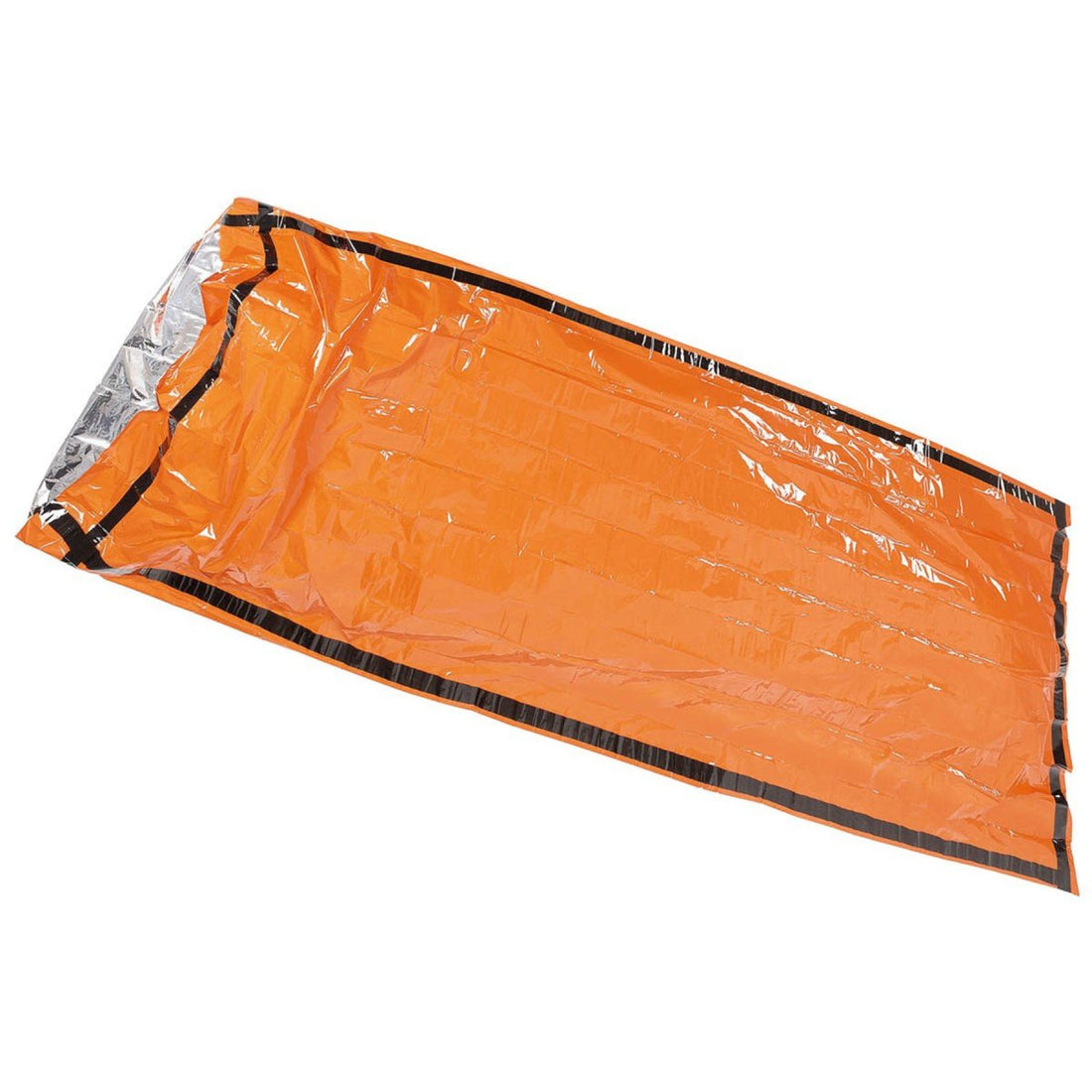 Fox Outdoor noodslaapzakbescherming éénzijdig aluminium gecoat oranje