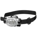 Fox Buitenhoofdlamp 8 Wit 2 Rode LED's Verstelbare Hoek Spatwaterdicht Zwart