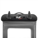 Fox Outdoor smartphone transparante tas stof strak waterdichte sluiting zwart