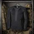 Fox Outdoor Thermisch Ondershirt Ademende Rekbare Stof Sneldrogend Zwart