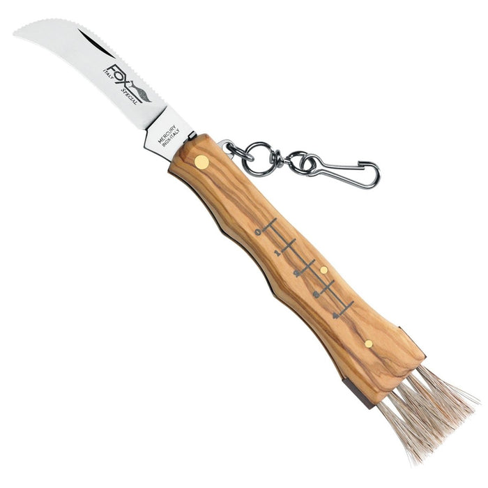 FoxKnives PADDESTOEL MES 405 OL Vast Paddestoelmes AISI 420C Roestvrij Staal - GoMilitar