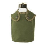 Franse legerstijl drink fles fles fles militaire kantine pot met bouch od
