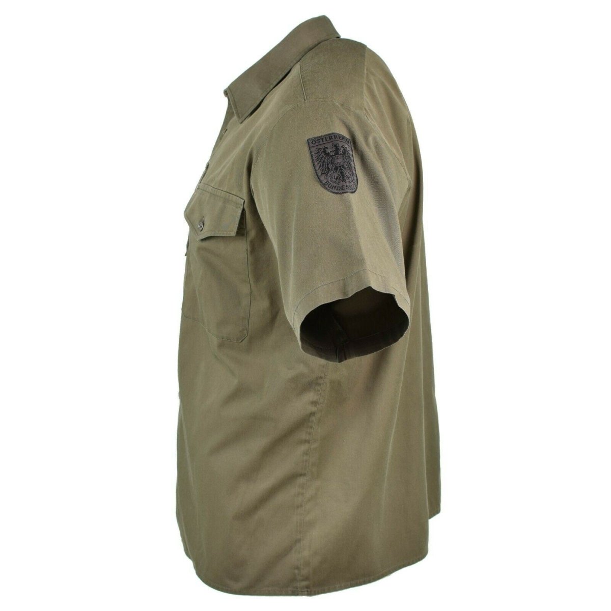 Echt Oostenrijkse legerhirt M65 o.d Militaire gevechten Korte mouw Olijf BDU