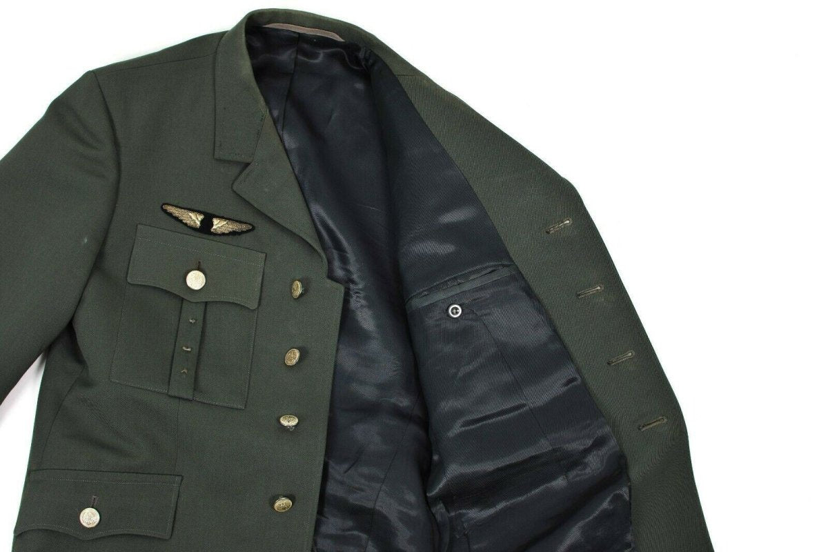 Echt Oostenrijkse legeruniform formeel jasje grijs militair probleem