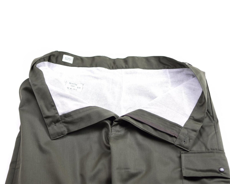 Echte Belgische Leger Service broek O.D Olive Military Lined Pants nieuw