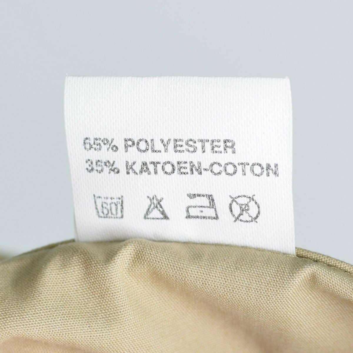 Echt Belgisch legerhirt Vermoeidheidsoverschot Chino Khaki Militaire lange mouw Nieuw