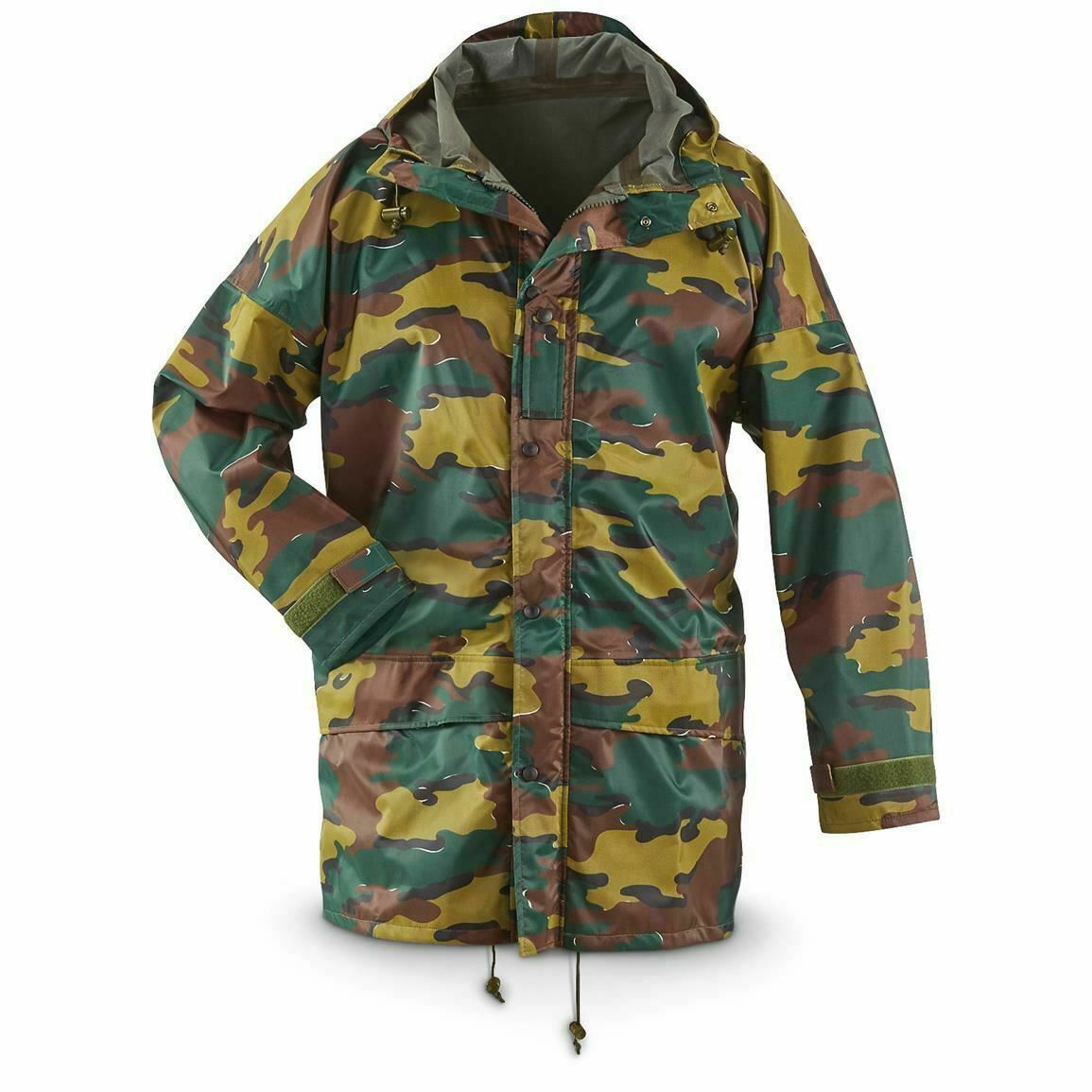 Echte Belgische leger waterdichte goretex seyntex jas jigsaw hooded parka nieuw
