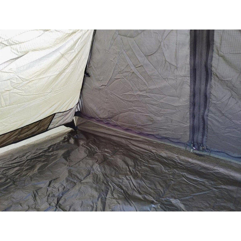 Echte Belgische militaire tweepersoon tent waterdichte ripstop jigsaw tabernakel