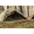 Echte Belgische militaire tweepersoon tent waterdichte ripstop jigsaw tabernakel