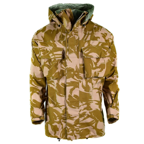 Echte Britse leger gevechtsjack woestijn camo mvp goretex waterdichte regen nieuw