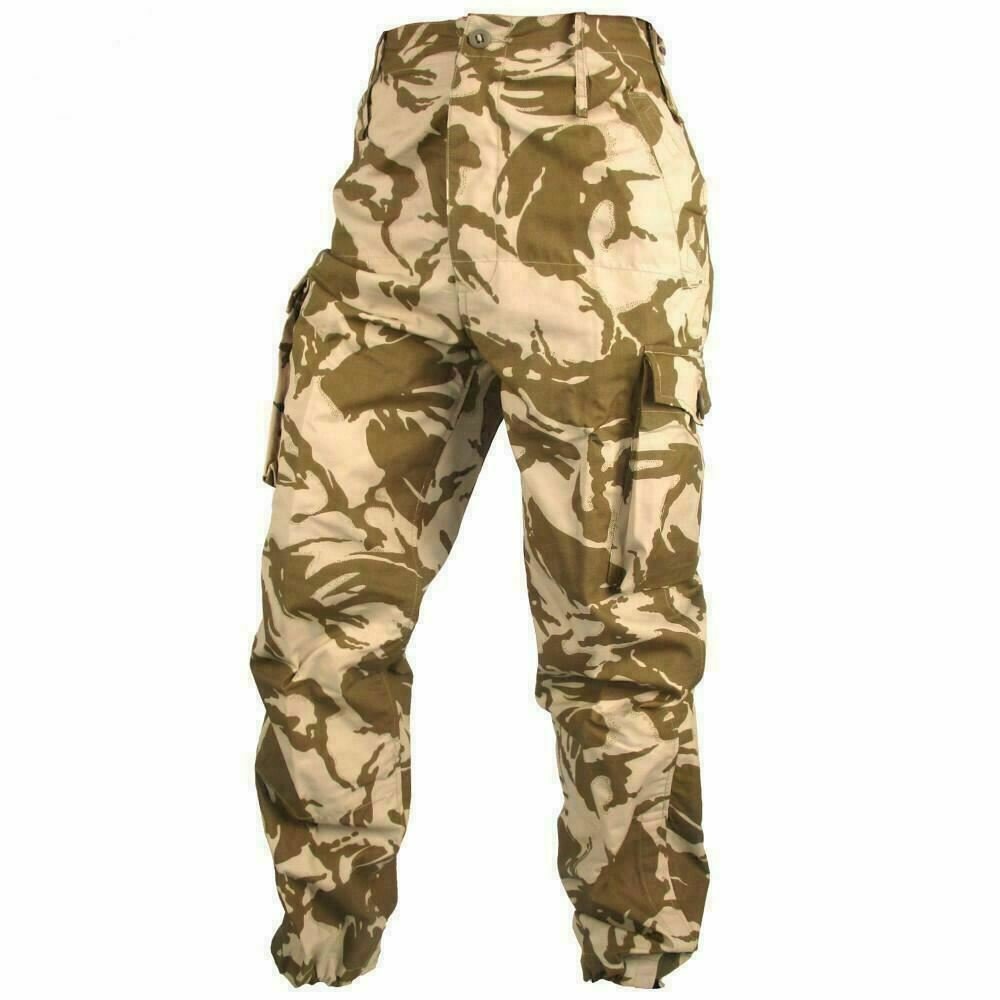 Echte Britse leger gevechtsbroek woestijn militaire broek winddicht nieuw