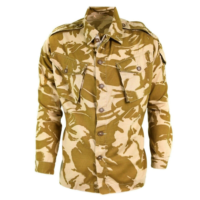 Echt Brits legerjack gevechtswoestijn camo veldshirt lichtgewicht militair - GoMilitar
