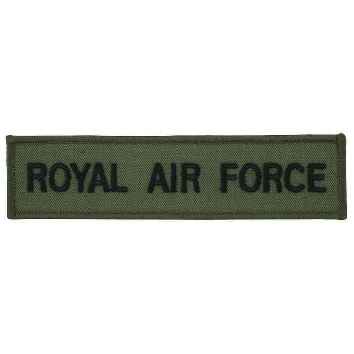 Echte Britse Army Royal Air Force stoffen patch met klittenband aan de achterkant voor militaire uniformen en uitrusting.