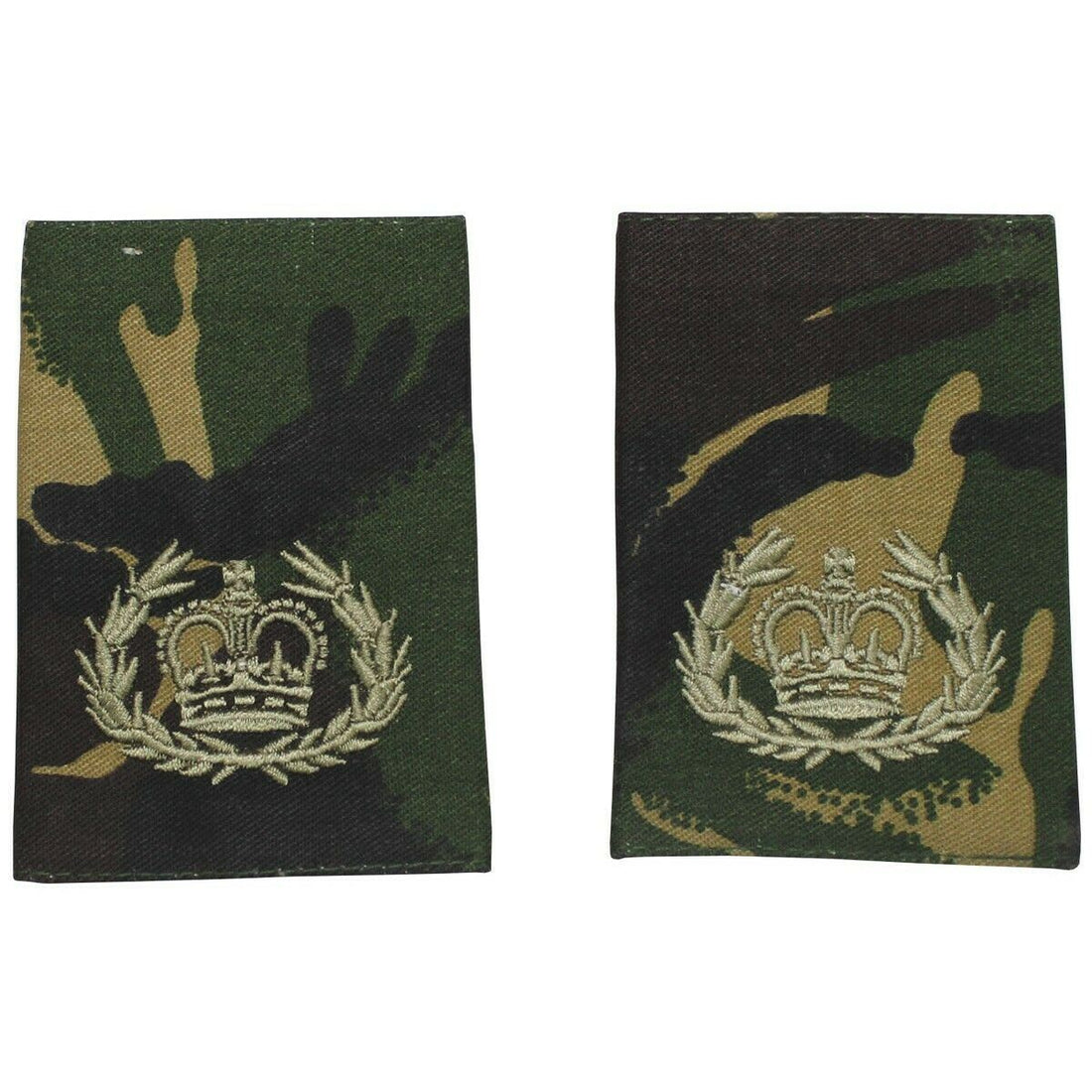 Echte Britse leger schouderlussen stoffen regiments quartermaster sergeant DMP