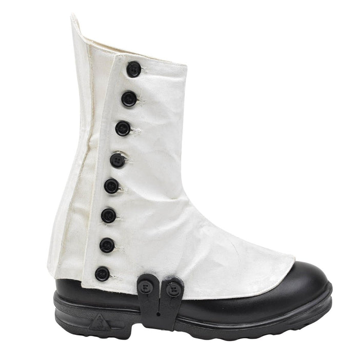 Echte Britse leger witte beenkappen, highland wandel-jachtlaarzen vintage - GoMilitar