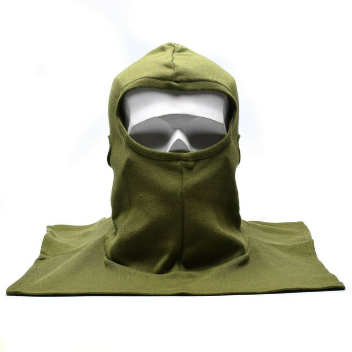 Echte Britse militaire bivakmuts gezichtsmasker tactische hoofddeksels olijfgroen - GoMilitar