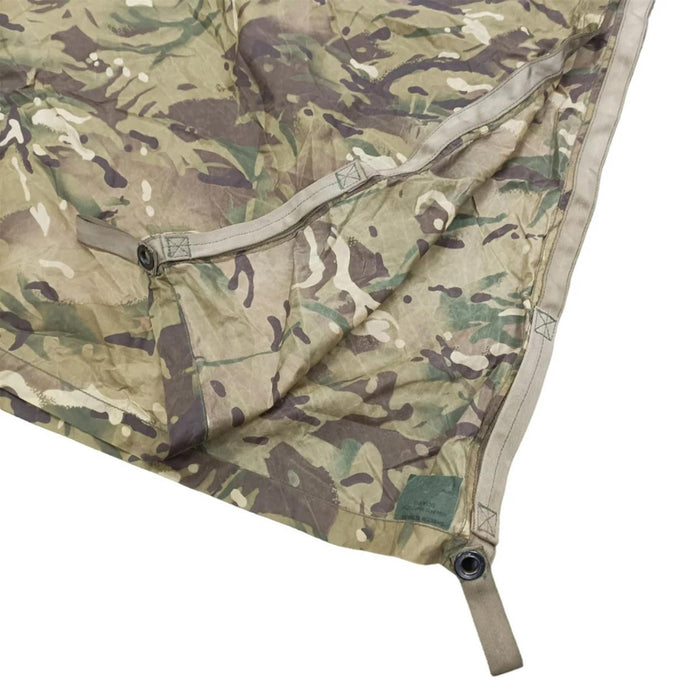 Echte Britse militaire Basha Taurpaulin Shelter Waterproof Army MTP Camo in duurzame camouflage voor gebruik buitenshuis