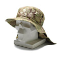 Echte Britse militaire bush hoed mtp camouflage nek flap panama boonie hoed nieuw
