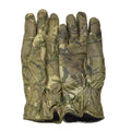 Echte Britse militaire gevecht tactische lederen handschoenen geïsoleerd MTP -camouflage
