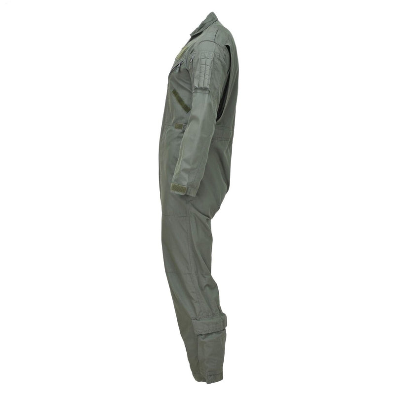Echte Britse militaire brandwerende resistent Coverall Nomex Aircrew Elasticated Olive