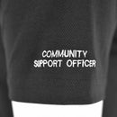 Genuine British police t-shirt black breathable functional front zip guard shirt - GoMilitar