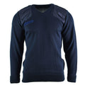 Echte British Sweater Army Police Pullover Commando Jumper Blue V-Neck Men Nieuw