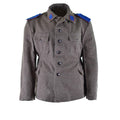 Echte Bulgaarse legerjack Wol Wol Militair-uitgegeven Surplus Uniform Grey-Brown